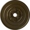 Ekena Millwork Traditional with Acanthus Leaves Ceiling Medallion, 26"OD x 3 1/8"ID x 1 1/2"P, Brass CM26TABRS - alternate 1